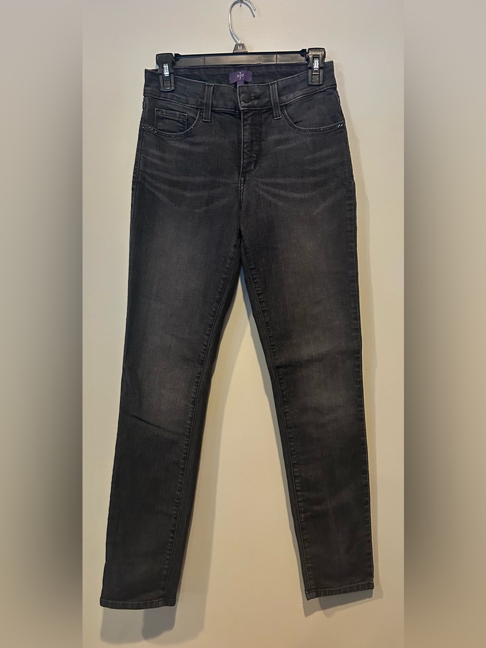 NYDJ Slim Black Wash Skinny Jeans